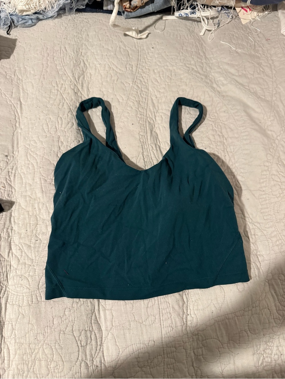 Women’s Teal Scoop Neck Tank Top
